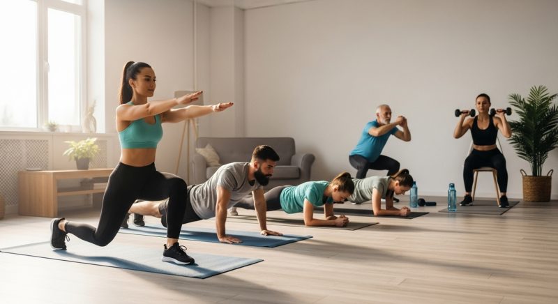 home workout for men and women