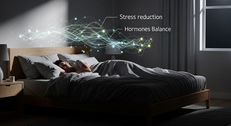 Calm-nighttime-bedroom-scene-showing-a-person-sleeping-peacefully