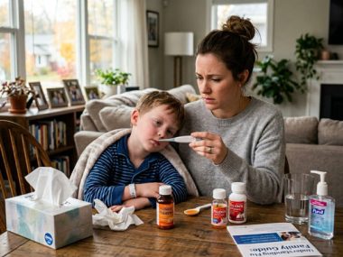 American-family-during-flu-season-2026